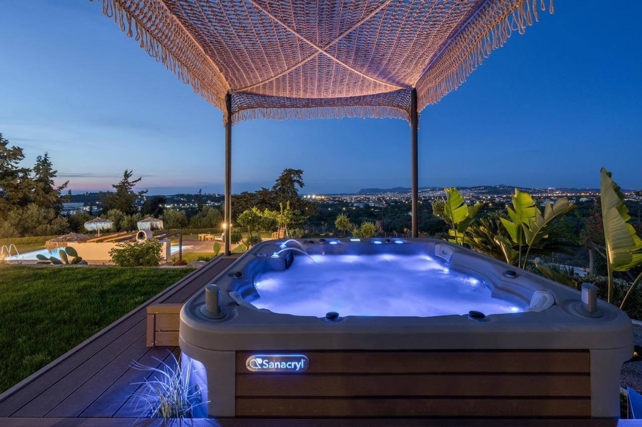 Olivenest Chania Executive Villa Perivolia  ภายนอก รูปภาพ