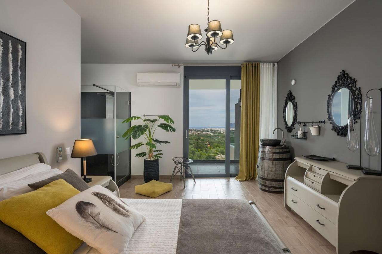 Olivenest Chania Executive Villa Perivolia  ภายนอก รูปภาพ