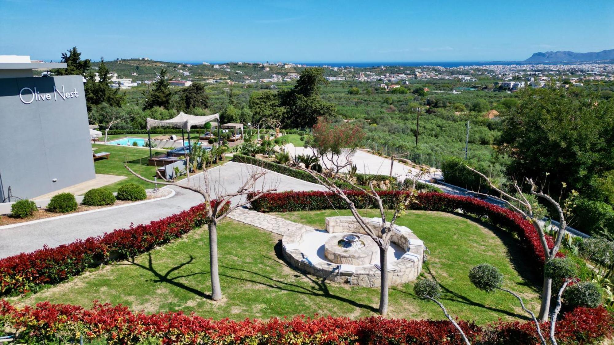 Olivenest Chania Executive Villa Perivolia  ภายนอก รูปภาพ